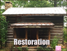 Historic Log Cabin Restoration  Lewiston Woodville, North Carolina